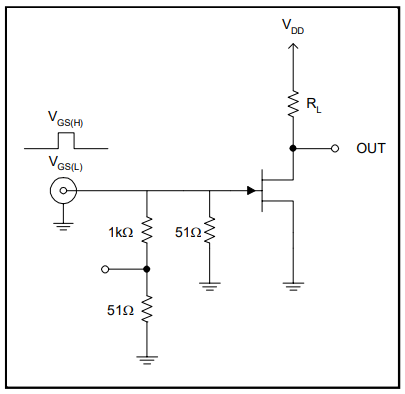 Application Circuit Diagram - Linear Integrated Systems PN/SST4391 Single N-Channel JFET Switches